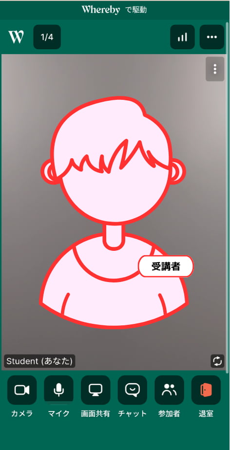 入室後画面